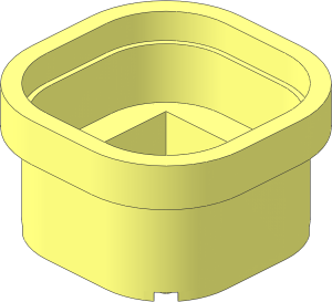 Cylinder Warp Pipe  6 x  6 x  3.333