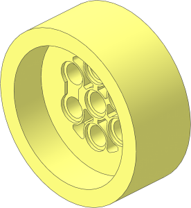 Wheel 16 x 40 with  7 Pin Holes
