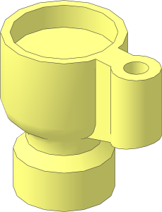 Minifig Cup Stein with Handle
