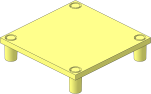 Scala Table  7 x  7 x  1.333
