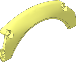 Technic Panel 13 x  2 x  5 Mudguard Arched with Rounded Top