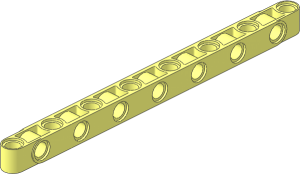 Technic Beam 15 with Alternating Holes