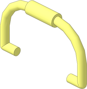 Handle for Baskets and Bucket  2 x  2