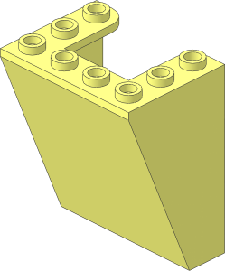 Windscreen  3 x  4 x  4 Inverted with Rounded Top Corners, Cutout Bottom Corners