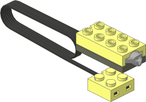Electric Brick  2 x  4 Sensor Touch with Long Cable and Contact Brick
