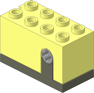 Electric Brick  2 x  4 x  1.667 Sensor Rotation