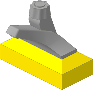 ~_Tap  1 x  2 Yellow/Grey (Obsolete)