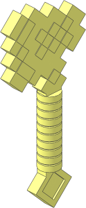 Minifig Axe Blocky