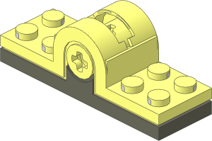 Electric Technic Pole Reverser with Dark Grey Bottom