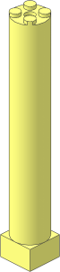 =Support  2 x  2 x 11 Solid Pillar