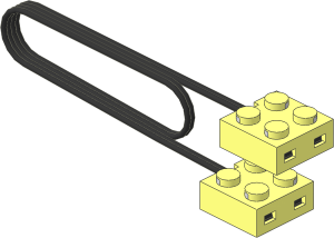 Electric Bricks  2 x  2 x  0.667 Extension Wire