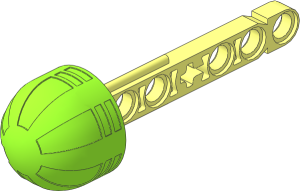Technic Competition Arrow with Rubber Lime Tip