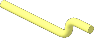 ~Crank Handle  4 x  1 Metal