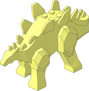Animal Dinosaur Body Stegosaurus (Complete)