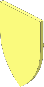 Minifig Shield Triangular Long