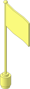Flag on Flagpole Type 2