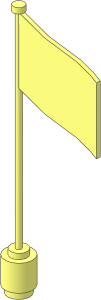 Flag on Flagpole Type 3