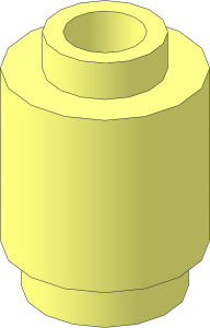=Brick  1 x  1 Round with Hollow Stud