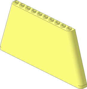 Windscreen  1 x 14 x  6 Trapezoidal