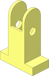 ~Train Level Crossing Gate Type 1 - Crossbar Base