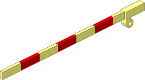~Train Level Crossing Gate Type 1 - Crossbar