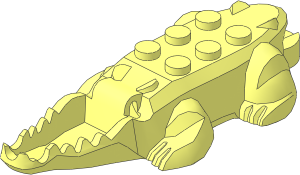 Animal Crocodile  4 x  9 Body