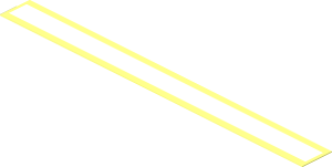 Sticker  0.5 x  5.1 with White Line