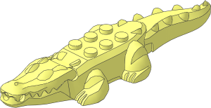 Animal Crocodile  4 x  9 (Complete)
