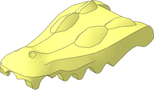 Animal Crocodile  4 x  9 Head