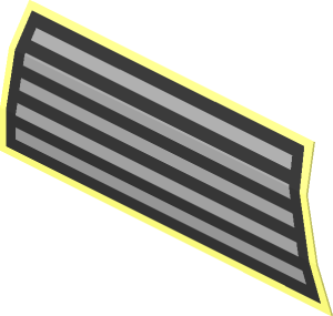 Sticker  1.0 x  2.8 with Black and Light Grey Grid on Transparent Background (Right) (Formed)