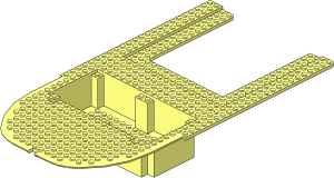 Boat Hull Floating 40 x 20 Deck