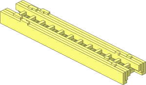 Ladder  2.4 x 13 3-Section (Contracted)