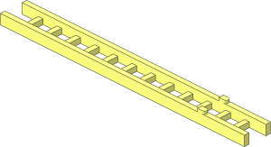 Ladder  2.4 x 13 Top Section