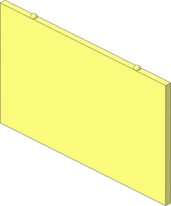 ~Window  1 x  6 x  2 Classic Shuttered Glass