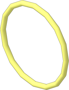 Rubber Belt Round 26 /  1.6