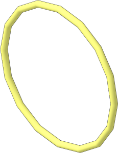 Rubber Belt Round 33 /  1.6