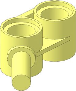 Technic Beam  2 with Angled Bar