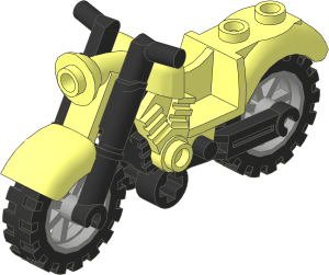 Bike  2 Wheel Motorcycle with Vintage Bike Fairing (Complete)