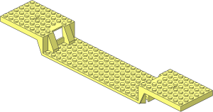 Train Base  6 x 34 Split-Level without Bottom Tubes