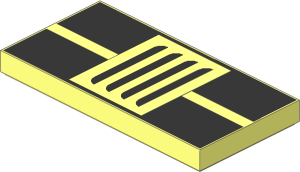 Tile  2 x  4 with  2 Black Stripes and Vent Grille Pattern