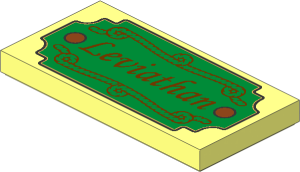 Tile  2 x  4 with "Leviathan" Pattern