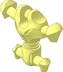 Minifig Mechanical Torso Cyborg