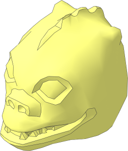 Minifig Head Trandoshan