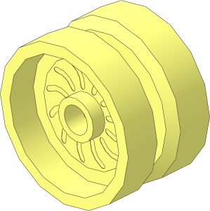 Wheel Rim 11 x 18 with Vented Disc Brake