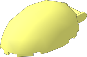 Windscreen  6 x  4 x  2 Bubble Canopy with Handle (Needs Work)
