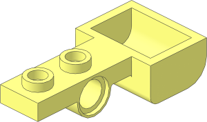 Plate  1 x  2 with Hole and Bucket