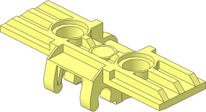 Technic Chain Tread 5 Wide Reinforced