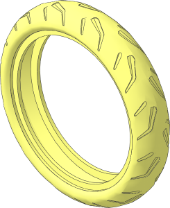 Tyre 21/ 48 x 75 Motorcycle with Racing Tread