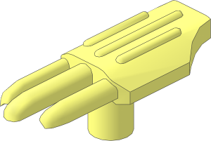 Minifig Weapon Bladed Claw