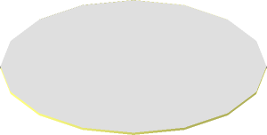 Sticker  0.7 x  0.7 Round Mirror